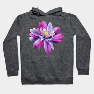 Purple Flower Hoodie